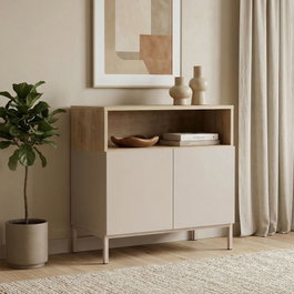 Nordure Aparador Palmer - Sandstone, Sapphire Oak